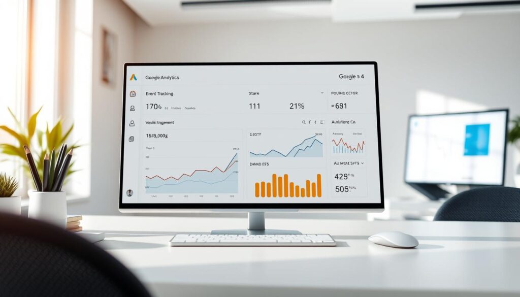 GA4 event tracking dashboard